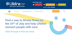 Desktop Screenshot of lifeline.org.au